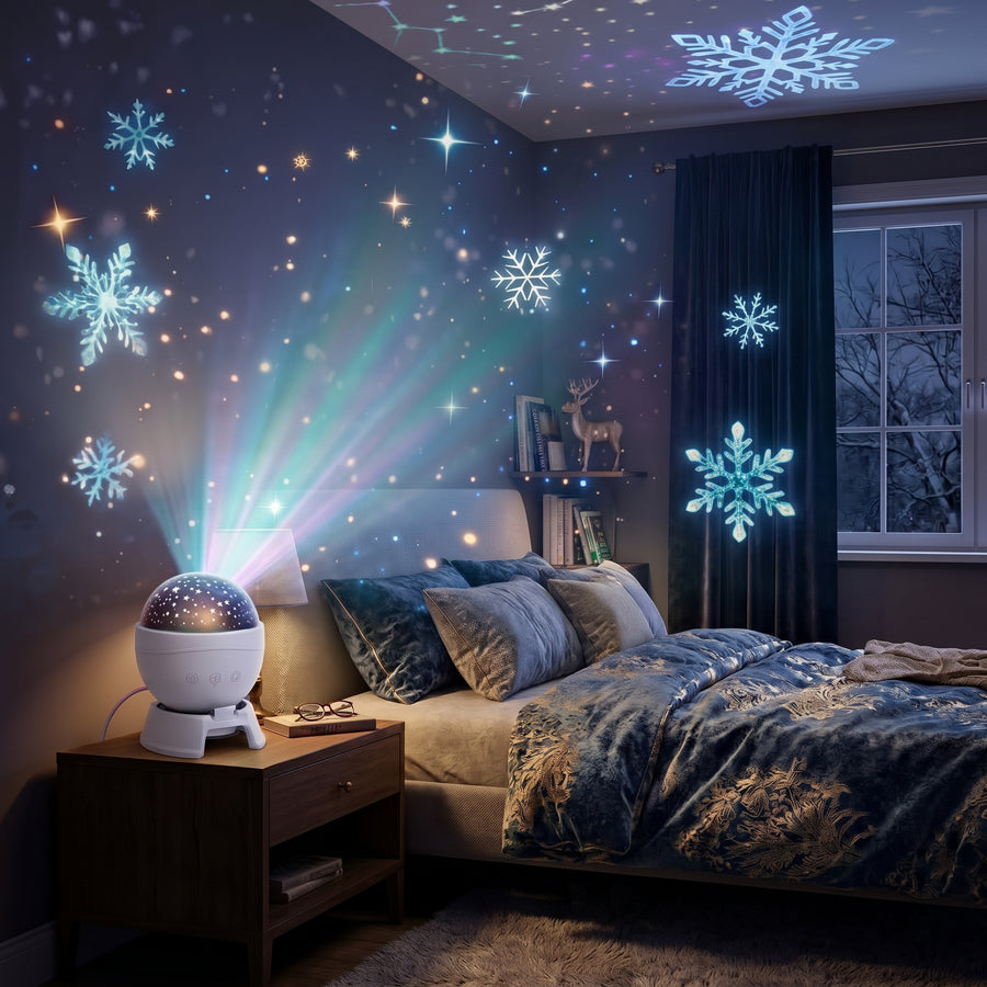 Bedroom in the evening