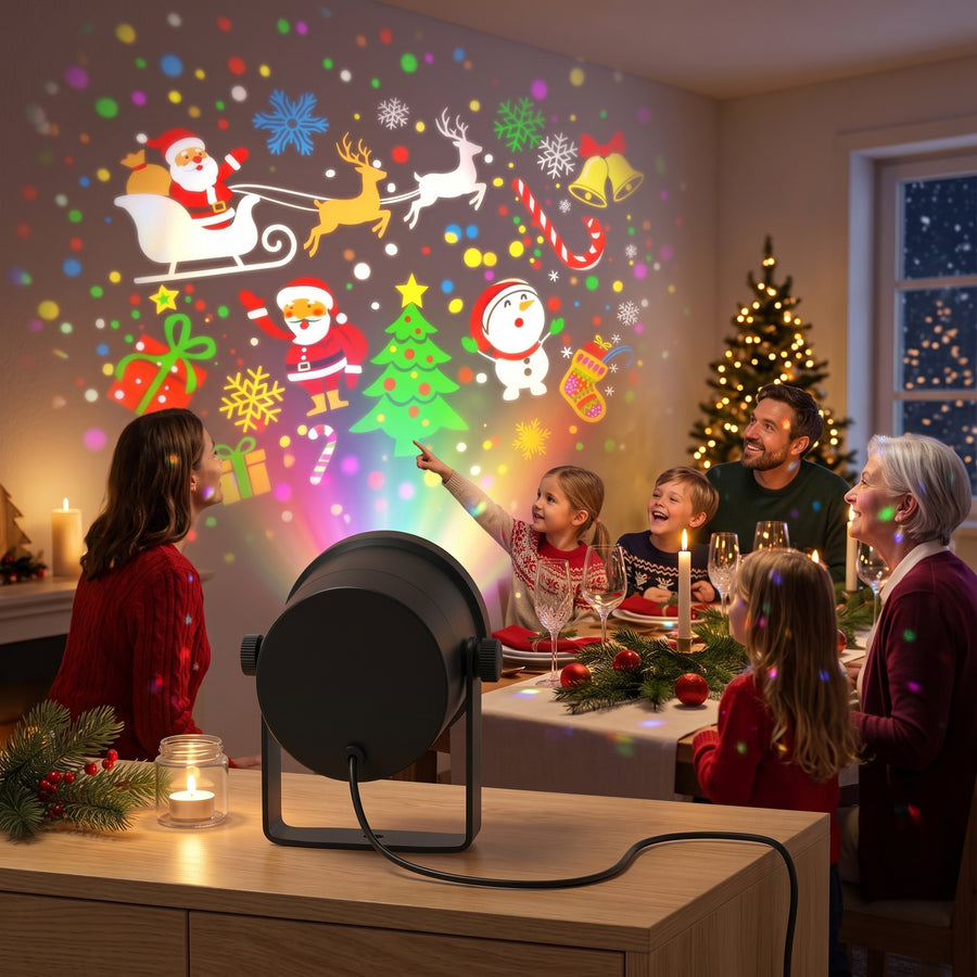 Dining room on Christmas Eve